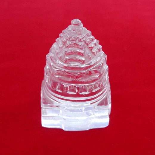 Lab Tested 58.000 Gram Natural Crystal Shree Yantra | Sphatik Shri Yantra | Shree Maha Laxmi Yantra